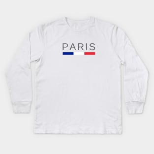 Paris Kids Long Sleeve T-Shirt